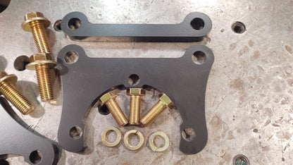 Early 14 Bolt Disc Brake Conversion Brackets Single Rear Wheel ONLY fits 05-13 Ford Super Duty Calipers